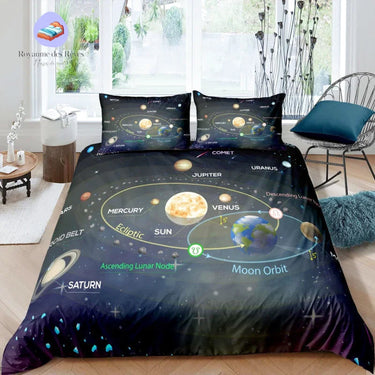 Housse de Couette Planète Orbite